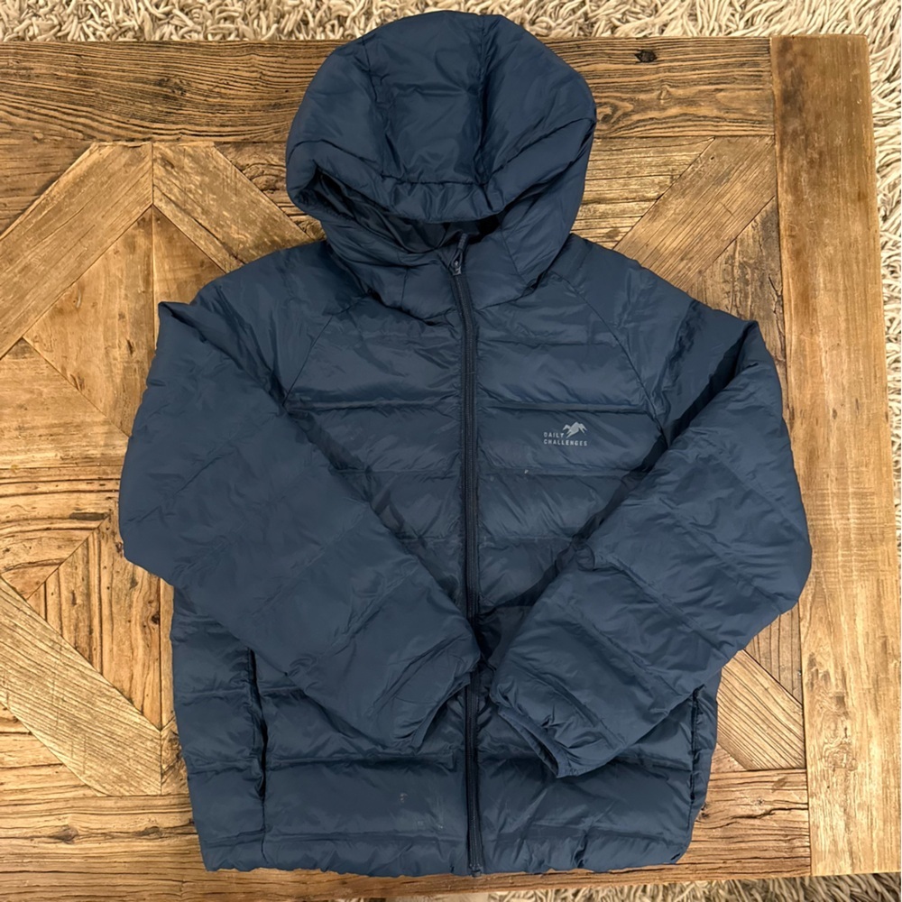 Zara Navy Kids Puffer Jacket Size 11-12